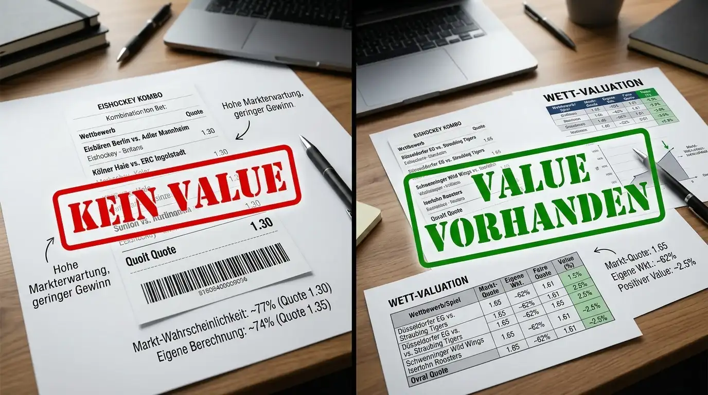 Value-Konzept für Favoriten in Eishockey Kombiwetten — wann Favoriten gerechtfertigt sind