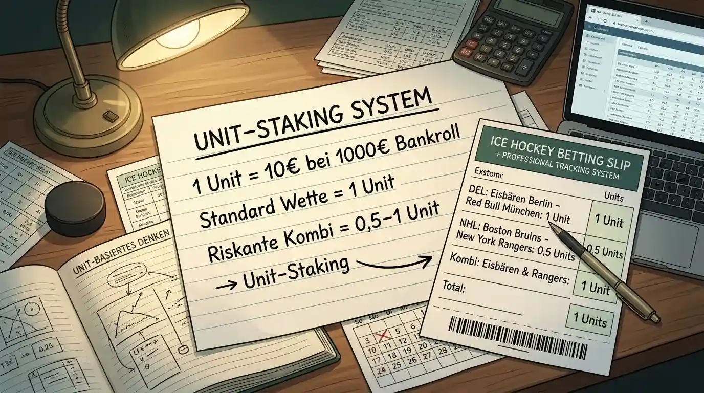 Unit-Staking für Eishockey Kombiwetten — praktisches System für konstante Einsatzkontrolle