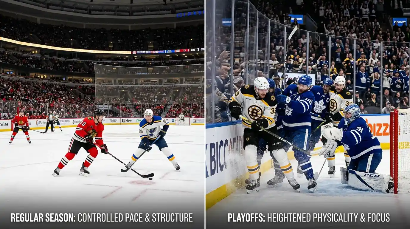 Playoff versus Regular Season Eishockey: Wie sich die Spieldynamik für Kombiwetten in der Postseason verändert