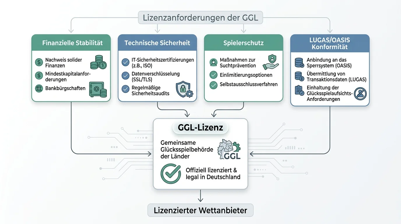 GGL-Whitelist Funktionsweise und Lizenzierungsvoraussetzungen für Sportwettenanbieter