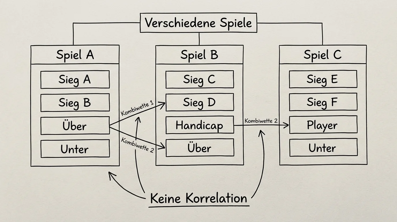 Legale Alternativen zu korrelierten Eishockey-Kombiwetten, verschiedene Spiele kombinieren