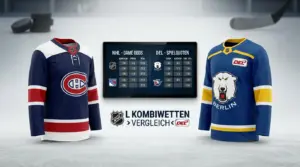 NHL vs. DEL Kombiwetten: Quoten und Tipps im Vergleich
