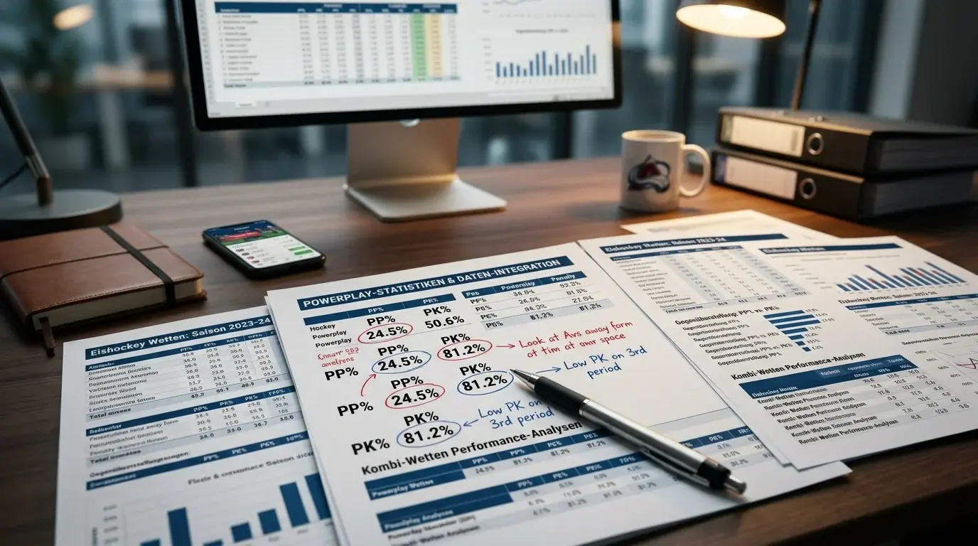 Integration von Powerplay-Daten in die Kombiwetten-Analyse: Workflow für PP-Statistiken bei Eishockey-Wetten